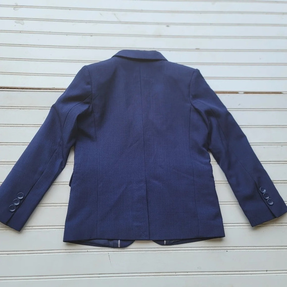 Jewels & Gents 100% Polyester Boys Dress Coat Suit Blazer Blue Formal Sz 6 - Picture 8 of 12